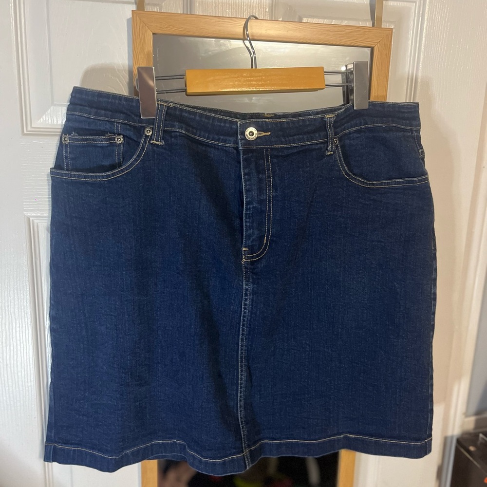 2 for $25 Venezia Jeans Co - Denim Mini Skirt, size 20